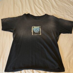 Cactus Jack by Travis Scott Gray Tee with Graphic “Highest in the room”